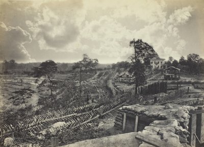 Rebell arbetar framför Atlanta, GA, nr 1, 1864. av George N. Barnard
