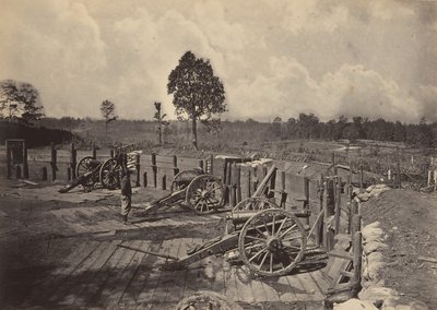 Rebell arbetar framför Atlanta, Georgia nr 2, 1860-talet. av George N. Barnard