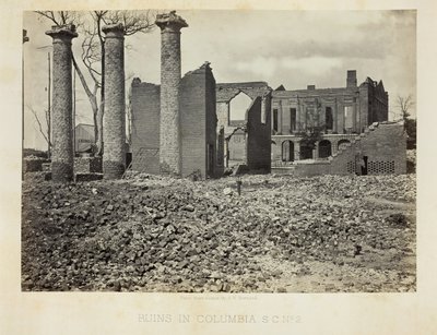 Ruiner i Columbia, S.C., nr 2, 1865. av George N. Barnard