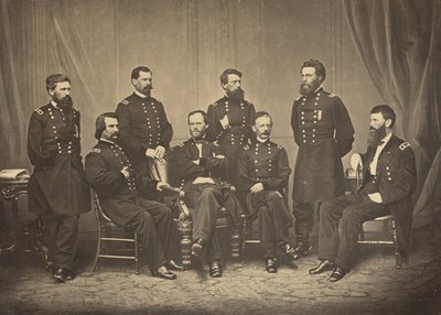 Sherman och hans generaler av George N. Barnard