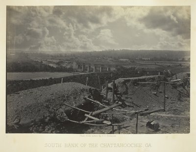 South Bank of the Chattahoochie, Ga., 1866. av George N. Barnard