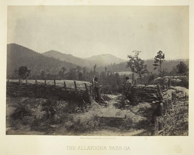 Allatoona-passet, GA, 1866. av George N. Barnard