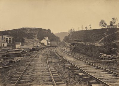 Allatoona-passet, vy mot norr, Georgia av George N. Barnard
