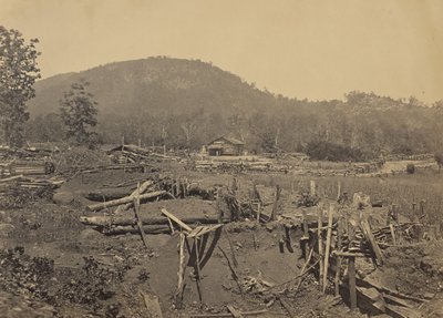 Fronten vid Kenesaw Mountain, Georgia av George N. Barnard