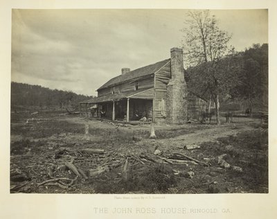 The John Ross House, Ringold, GA av George N. Barnard