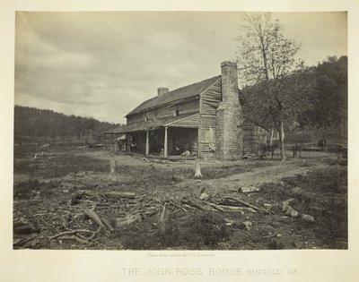 John Ross House, Ringgold, GA, 1866. av George N. Barnard