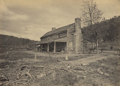 John Ross hus, Ringgold, Georgia av George N. Barnard