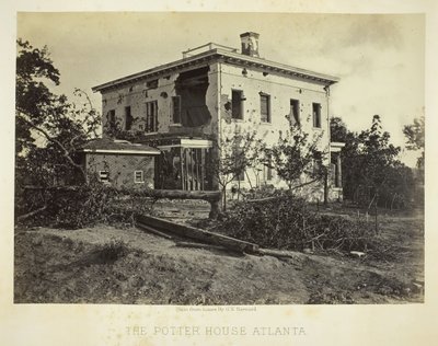 Potter House Atlanta, 1864. av George N. Barnard