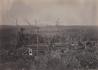 Utsikt över Kenesaw Mountain, Georgia, 1860-talet. av George N. Barnard