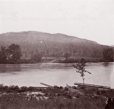 Utsikt över Tennessee River, ca. 1864. av George N. Barnard