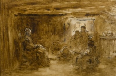 Tidig sketch för "The Legend" av George Paul Chalmers