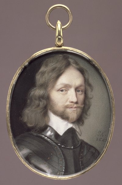 General Henry Ireton (1611-51) parlamentarisk general och Lord Deputy of Ireland (wc på veläng på kort) av George Perfect Harding