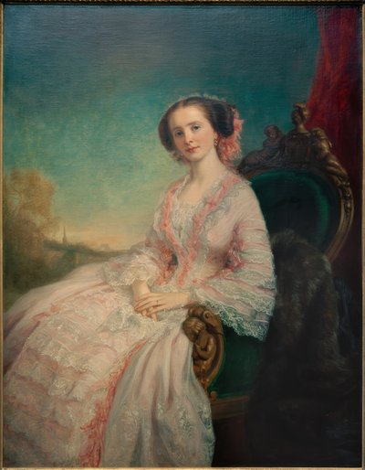 Caroline Slidell Perry Belmont av George Peter Alexander Healy