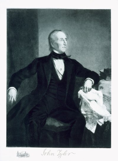 John Tyler, USA:s 10:e president, pub. 1901 (fotogravyr) (se även 102588) av George Peter Alexander Healy