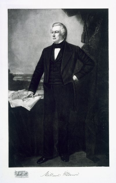Millard Fillmore, USA:s 13:e president, pub. 1901 (fotogravyr) av George Peter Alexander Healy