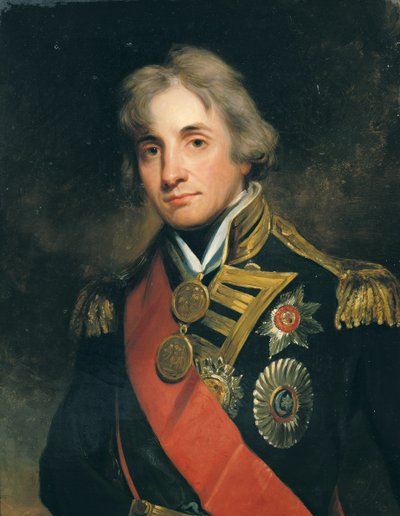 Porträtt av Nelson (1758-1805) av George Peter Alexander Healy