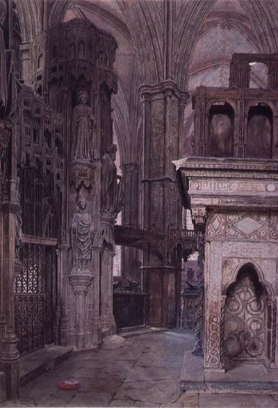 Edward the Confessors Chapel, Westminster Abbey av George Price Boyce