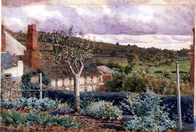 Från Garden of Sherford Cottage, Bromyard av George Price Boyce