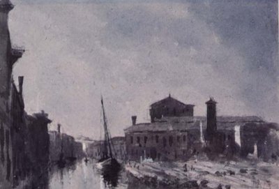 Sacca Della Misericordia, Venedig av George Price Boyce