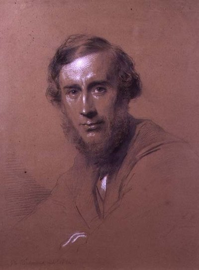 John Tyndall (1820-93) 1864 (krita) av George Richmond