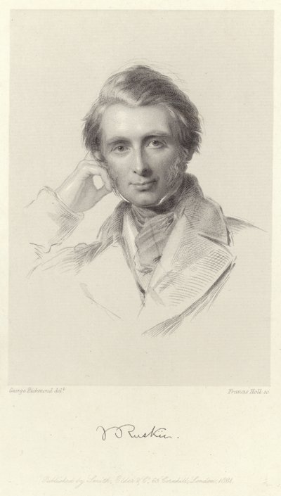 Porträtt av John Ruskin av George Richmond