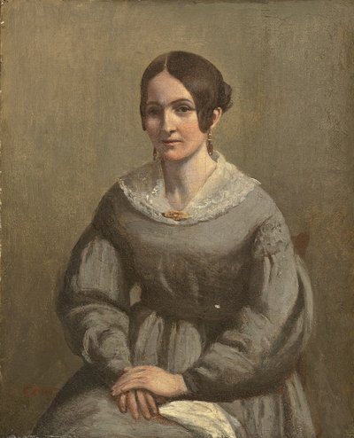 Porträtt av en ung kvinna, av George Richmond