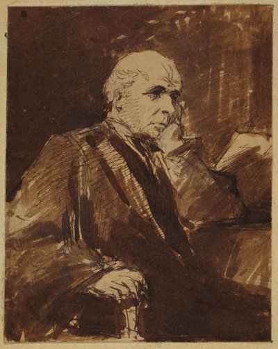 Den sittande mannen av George Richmond