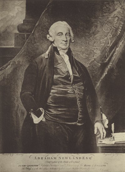 Abraham Newland av George Romney
