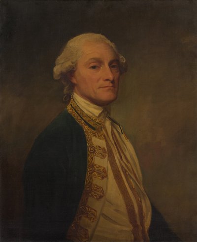Amiral Sir Chaloner Ogle 1726-1816. av George Romney