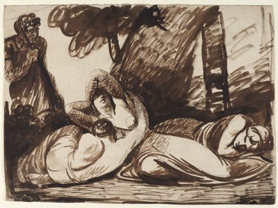 Cimon och Ifigenia: En scen ur Boccaccios ”Decameron” av George Romney