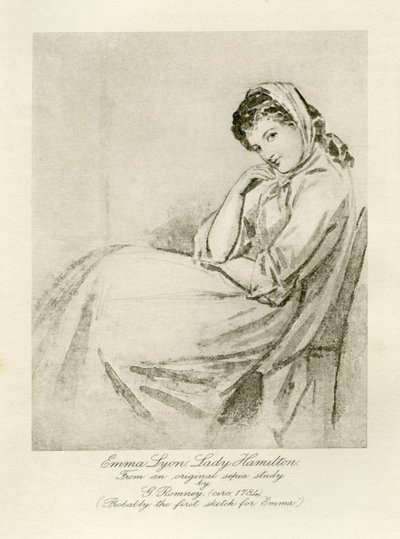 Emma Lady Hamilton av George Romney