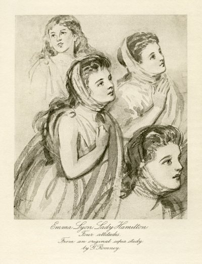 Emma Lady Hamilton av George Romney