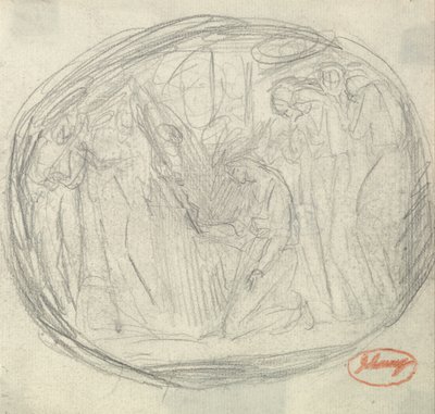 Avrättning av Maria Stuart av George Romney