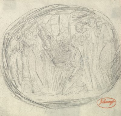 Avrättningen av Maria Stuart av George Romney