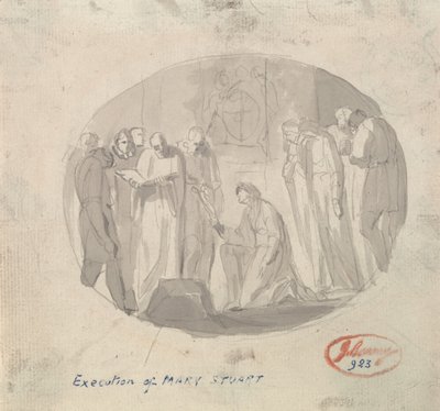 Avrättningen av Maria Stuart av George Romney