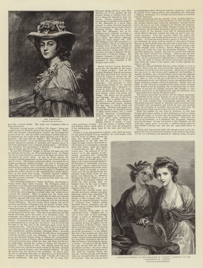 Fair Celebrities of Bygones Days av George Romney