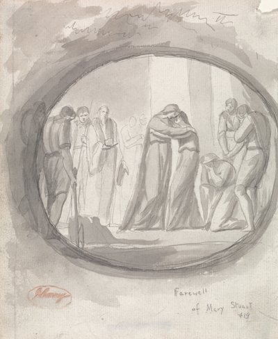 Avsked av Maria Stuart av George Romney