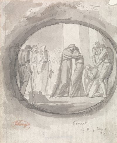 Maria Stuarts avsked av George Romney