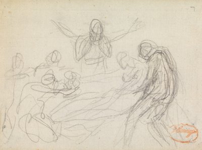 Studie i figurkomposition 11 av George Romney