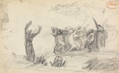 Studie i figurkomposition 12 av George Romney