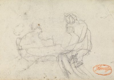 Figur Sammansättningsstudie 13 av George Romney