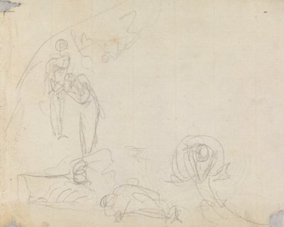Figur Sammansättningsstudie 16 av George Romney