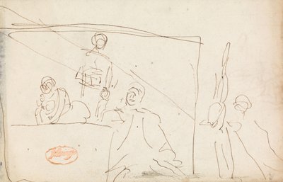 Studie i figurkomposition 18 av George Romney