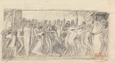 Studie i figurkomposition 24 av George Romney