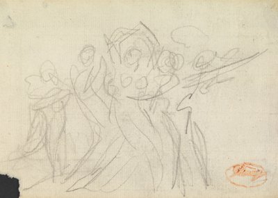 Figur Sammansättningsstudie 27 av George Romney