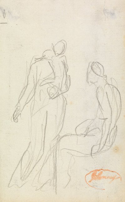 Figur Sammansättning Studie 2 av George Romney