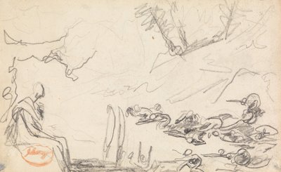Figur Sammansättningsstudie 32 av George Romney