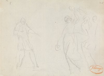 Figur Sammansättning Studie 39 av George Romney