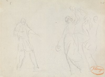 Studie i figurkomposition 39 av George Romney
