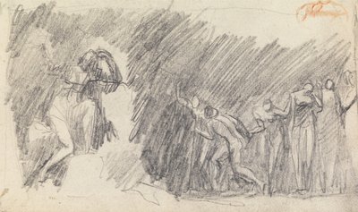 Figur Sammansättningsstudie 5 av George Romney